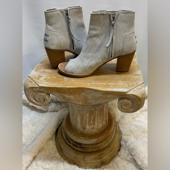 Toms Open-Toed Ankle Bootie Sz 6.5 - Picture 5 of 8